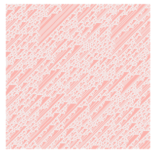 Cellular Automata from Rule 106 (random initial configuration)